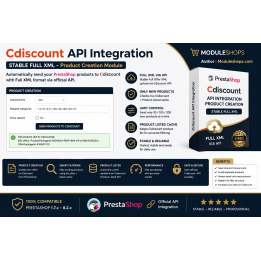 Cdiscount API Module met externe marketplaces voor PrestaShop