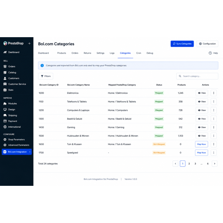Module Bol.com pour PrestaShop | Synchronisation Produits & Commandes